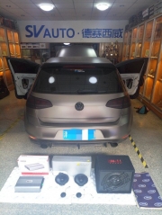 天津高爾夫GTI專(zhuān)業(yè)汽車(chē)音響改裝案例