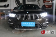 石家莊寶馬X1改燈原廠LED大燈總成