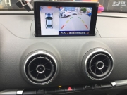深圳奥迪A3改装360度全景行车记录仪倒车影像