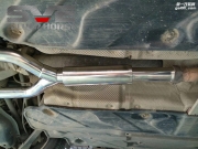 奔馳E級(jí)雙門轎跑單邊改雙邊中尾段可變閥門排氣系統(tǒng)