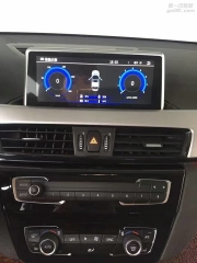 深圳新款宝马X1改装安卓大屏导航倒车影像