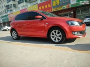 濟寧鄒城Zs膜界汽車元素大眾Polo改色極光紅完成