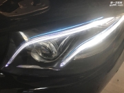 前瞻性照明技術(shù)，奔馳E300加裝幾何大燈LED大燈柏林之聲