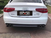 奧迪A4L升級(jí)S4中尾段雙出四出可變閥門跑車音排氣