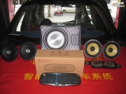 湛江車樂匯，豐田漢蘭達(dá)全車隔音音響改裝法國勁浪黃盆