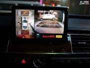 奥迪A8改装360度全景行车记录仪倒车影像