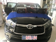 揚(yáng)州汽車音響隔音改裝豐田漢蘭達(dá)升級(jí)JBL音響 純正自然的...