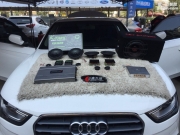 絕美樂(lè)曲 貴陽(yáng)正鑫天煌奧迪A4汽車音響改裝歌詩(shī)尼KS162B