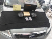 西寧福特?？怂姑绹D汽車音響改裝案例【精藝精】