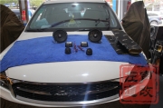 温州左声道众泰大迈X5汽车音响改装升级以色列摩雷玛仕舞