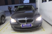 上海寶馬5系523LI車燈改裝雙光透鏡氙氣大燈