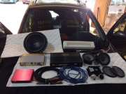 清城區(qū)汽車音響改裝  清遠高弦標(biāo)致4008升級美國AltecLansing+...