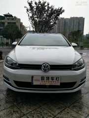 【成都?xì)W特車燈】升級(jí)大眾高爾夫七雙U日行燈流光轉(zhuǎn)向大...