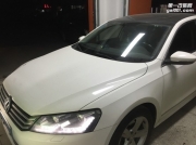 常州汽車音響大眾帕薩特音響無損改裝升級(jí)丹麥丹拿