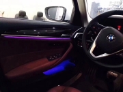 新款寶馬5系改裝氛圍燈