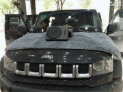 上饒月福汽車音響改裝-BJ40升級愛威超薄低音
