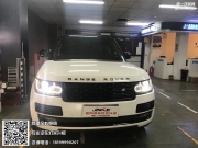 新疆路虎攬勝創(chuàng)世加長(zhǎng)版升級(jí)米石黑科技智能LED照明系統(tǒng)