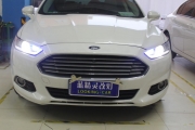 上海新蒙迪歐改車(chē)燈T3MLED大燈加藍(lán)色遠(yuǎn)光模組