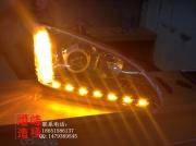 老款福克斯大燈升級(jí)燈峰造極A套餐+韓國(guó)LED白色淚眼