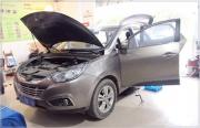 現(xiàn)代IX35全車隔音降噪處理-在加上德國曼斯特喇叭聽音就...