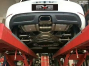 保时捷718跑车升级中尾段可变阀门跑车音排气