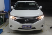 上海日產(chǎn)貴士改車燈改裝藍(lán)定制透鏡氙氣大燈