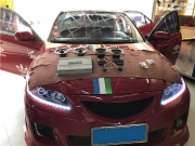 惠安汽車音響改裝 柳州金手指馬自達(dá)6改裝美國(guó)力量6210套...