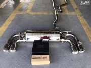 18款寶馬540LI G38 改裝RES中尾段智能電子可變閥門(mén)排氣系統(tǒng)；