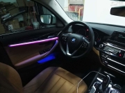 新款寶馬5系改裝十一色氛圍燈