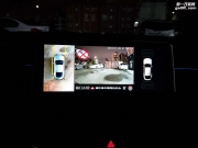宝马X6加装360度全景行车记录仪倒车影像