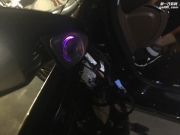 深圳新款奔馳E級(jí)E200L E300L改裝3D旋轉(zhuǎn)高音柏林之聲音響后排...