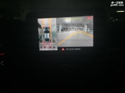 奔驰C200改装奥美高清360度全景行车记录仪 倒车轨迹影像