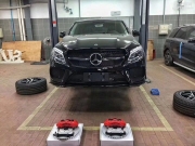奔馳GLE43剎車升級改裝AMG大六活塞剎車卡鉗套裝