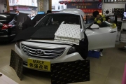南寧專業(yè)汽車音響隔音改裝  現(xiàn)代名圖專業(yè)改裝
