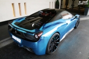 电镀蓝法拉利458  很少有的车身质感！