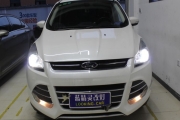 上海福特翼虎改車燈藍(lán)定制透鏡飛利浦氙氣大燈