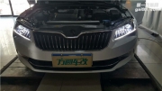 德州汽車輪轂升級改裝 斯柯達速派升級高配大燈