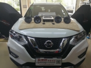 廣州汽車音響改裝店 日產(chǎn)奇駿汽車音響改裝德國(guó)伊頓POW172....