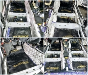 奧迪A4大能隔音升級(jí)——佛山汽車音響改裝