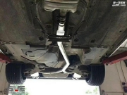 奥迪A4L升级中尾段双出四出可变阀门排气管改装