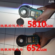 四川成都本田十代思域改裝車燈氙氣燈 海拉雙光透鏡 歐司朗