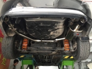 丰田雷凌改装中尾段阀门双边单出排气