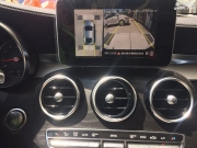 奔驰C200L改装360全景行车记录仪