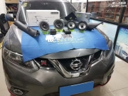 新疆汽車音響改裝 哈密騰躍尼桑奇駿改裝8音度X3S DSP+丹拿232