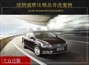 深圳威勝達大眾邁騰音響改裝升級雷貝琴——悅耳動聽