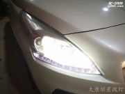 太原標(biāo)志3008車燈改裝GTR雙光透鏡