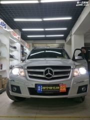 奔馳GLK300改裝海拉五雙光透鏡,這才是大奔--奔馳  GLK300 西...