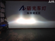 广州专业改灯 传祺GA5大灯升级海拉5双光透镜+红色恶魔眼