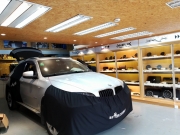 BMW宝马X6前声场门板、A柱倒模兼尾箱工艺制作