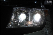 丰田陆巡大灯升级改装海拉5双光透镜升级氙气灯4透镜改装...
